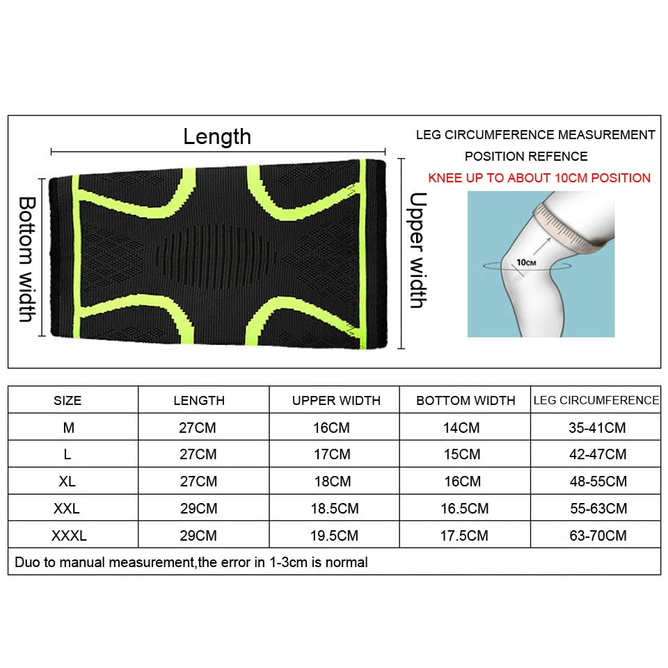 Knee Support Brace | Compression Knee Pad | Knee Sleeve