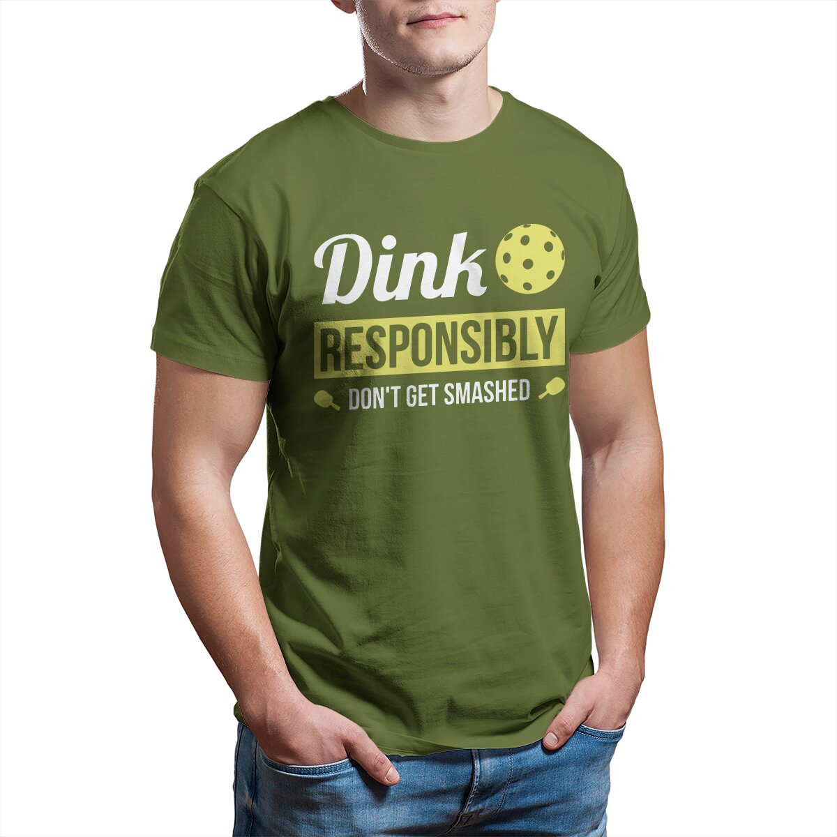 Dink Responsibly | Funny Pickleball T-Shirts
