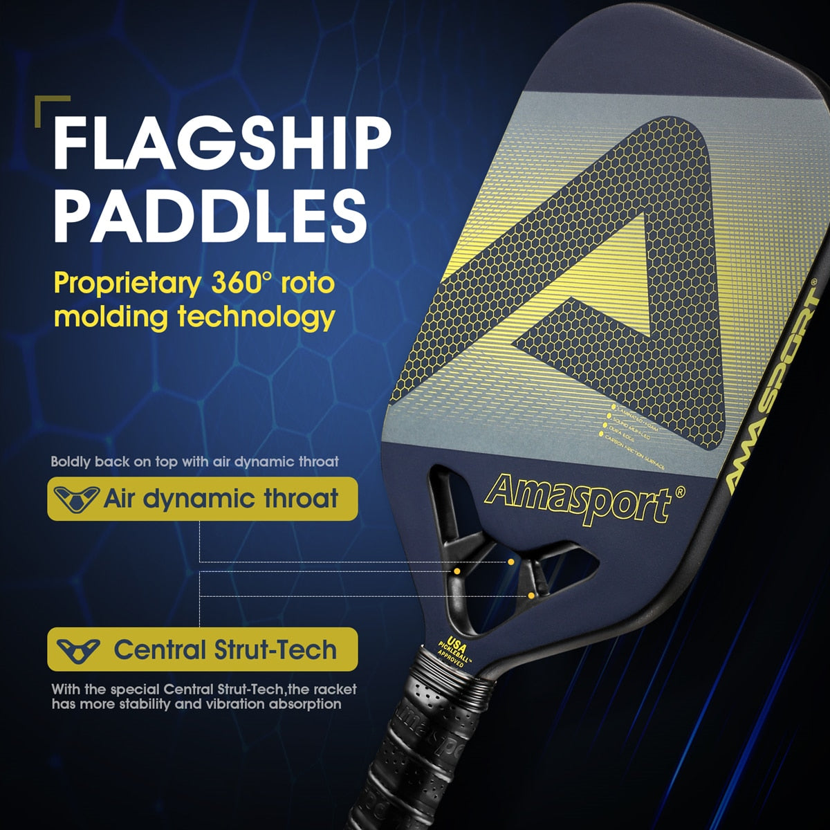 AMASPORT Matrix Pickleball Paddle