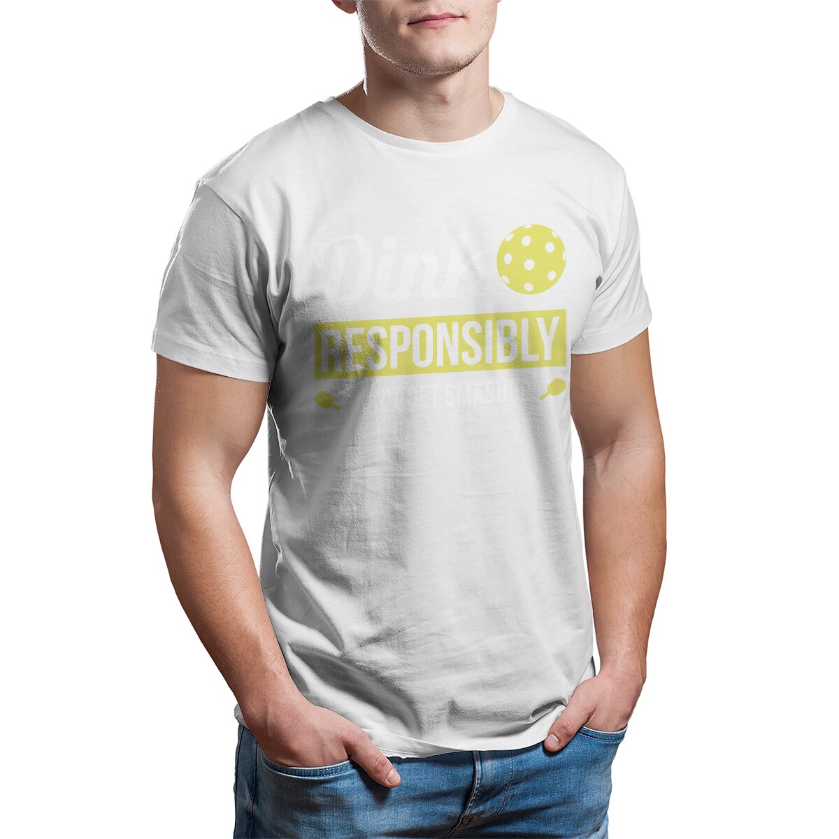Dink Responsibly | Funny Pickleball T-Shirts