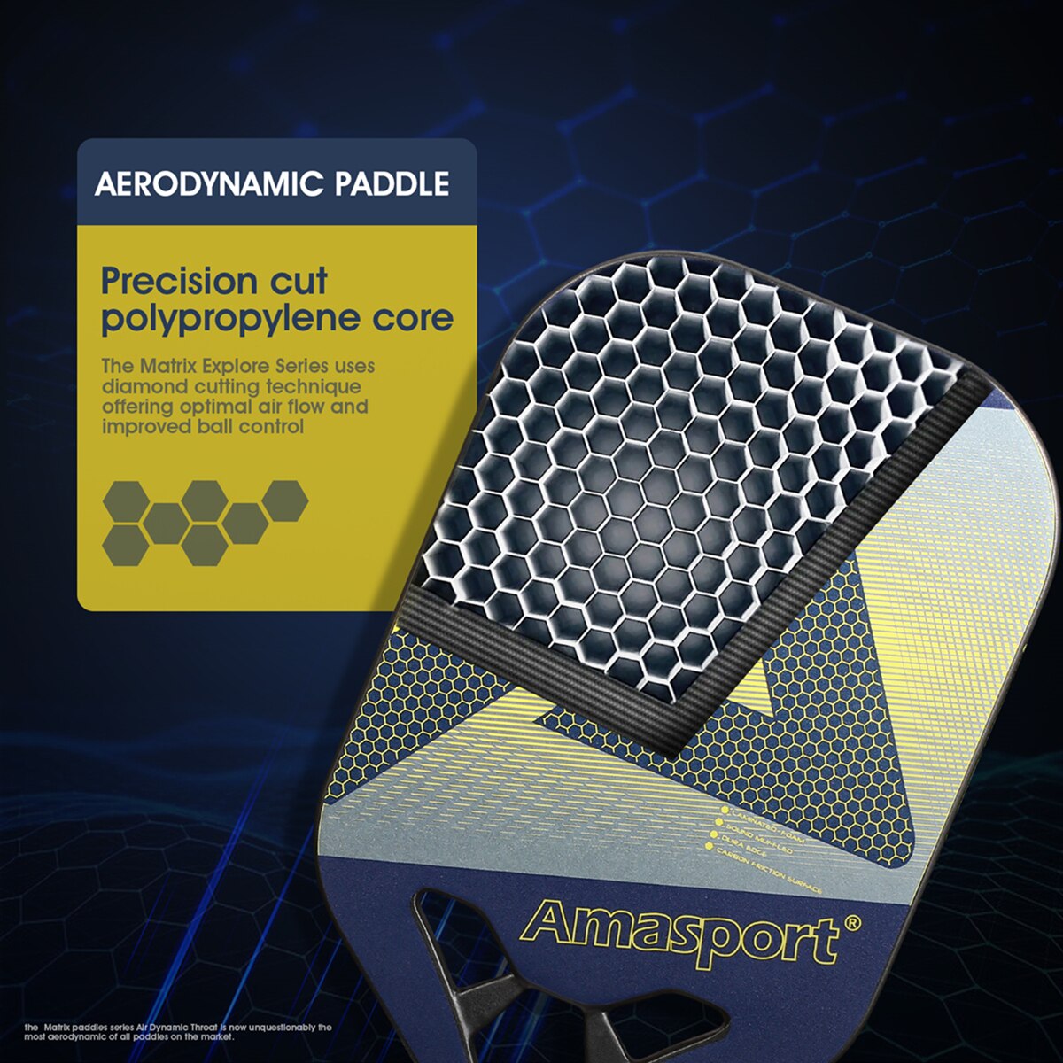 AMASPORT Matrix Pickleball Paddle