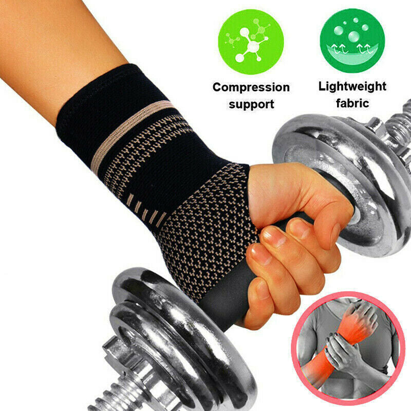 Copper Gym Wrist Support