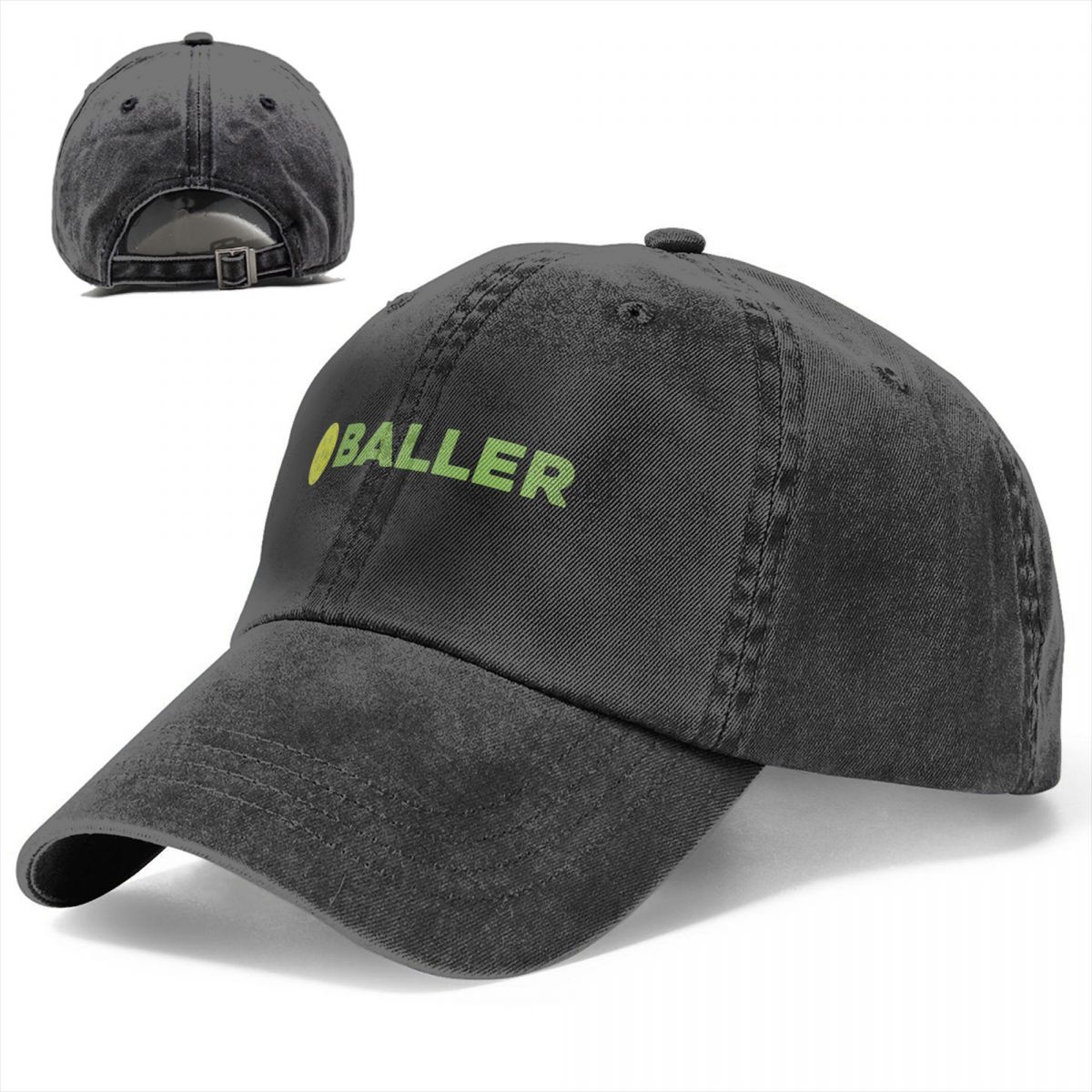 Pickle Baller hat | Distressed Denim