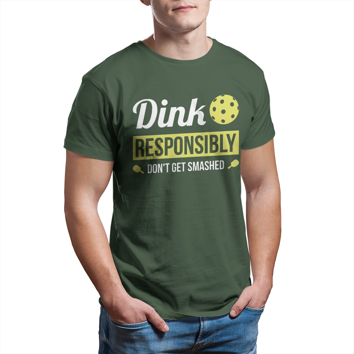 Dink Responsibly | Funny Pickleball  T-Shirts