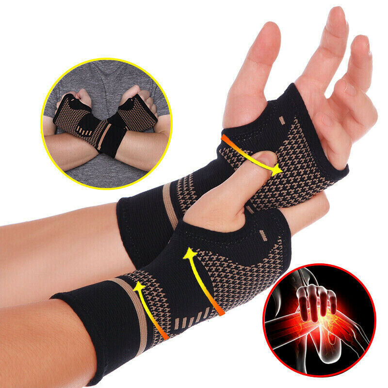 Copper Gym Wrist Support