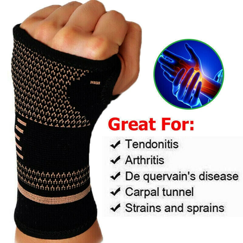 Copper Gym Wrist Support