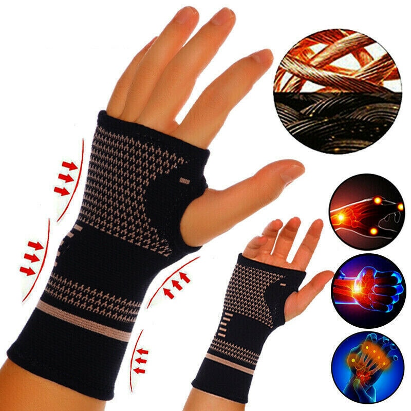 Copper Gym Wrist Support